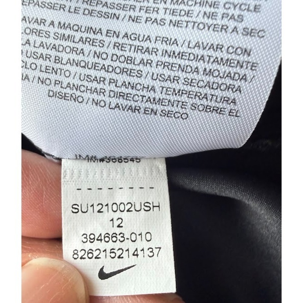 Nike Golf Dri Fit Skort Women Size 12 Black Tour Performance Stretch Activewear - Picture 15 of 16